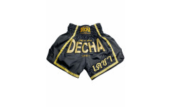 Шорты для тайского бокса Decha черный-золотой M