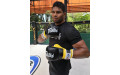 Перчатки Fairtex FGV18 black blue XL