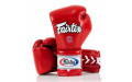 Перчатки боксерские на шнурке Fairtex BGL7 red 12 oz