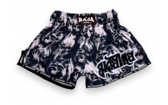 Шорты для бокса Raja Boxing Skullz pink XL Шорты для бокса Raja Boxing Skullz pink XL