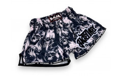 Шорты для бокса Raja Boxing Skullz pink XL Шорты для бокса Raja Boxing Skullz pink XL