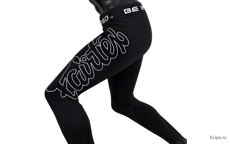Тайтсы Fairtex CP1 black XL (Легенцы для спорта) Компрессионные штаны